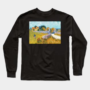 Dutch Farm House print Long Sleeve T-Shirt